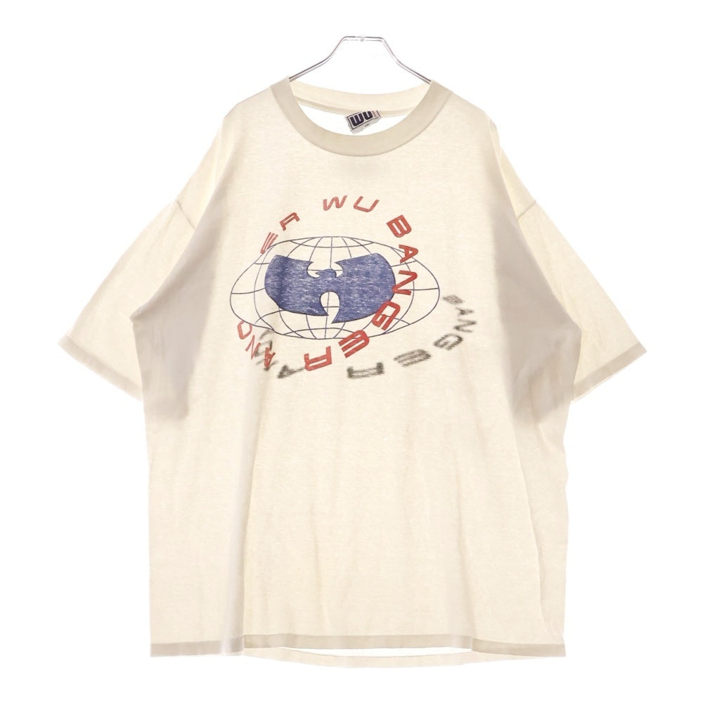 VINTAGE(ヴィンテージ) 90S WU Wear グラフィックプリント 半袖Tシャツ ホワイト