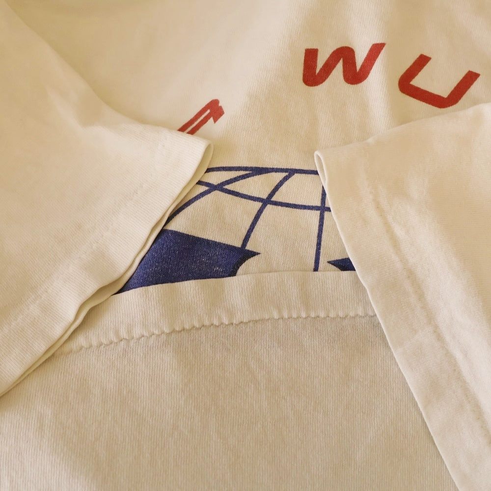 VINTAGE(ヴィンテージ) 90S WU Wear グラフィックプリント 半袖Tシャツ ホワイト