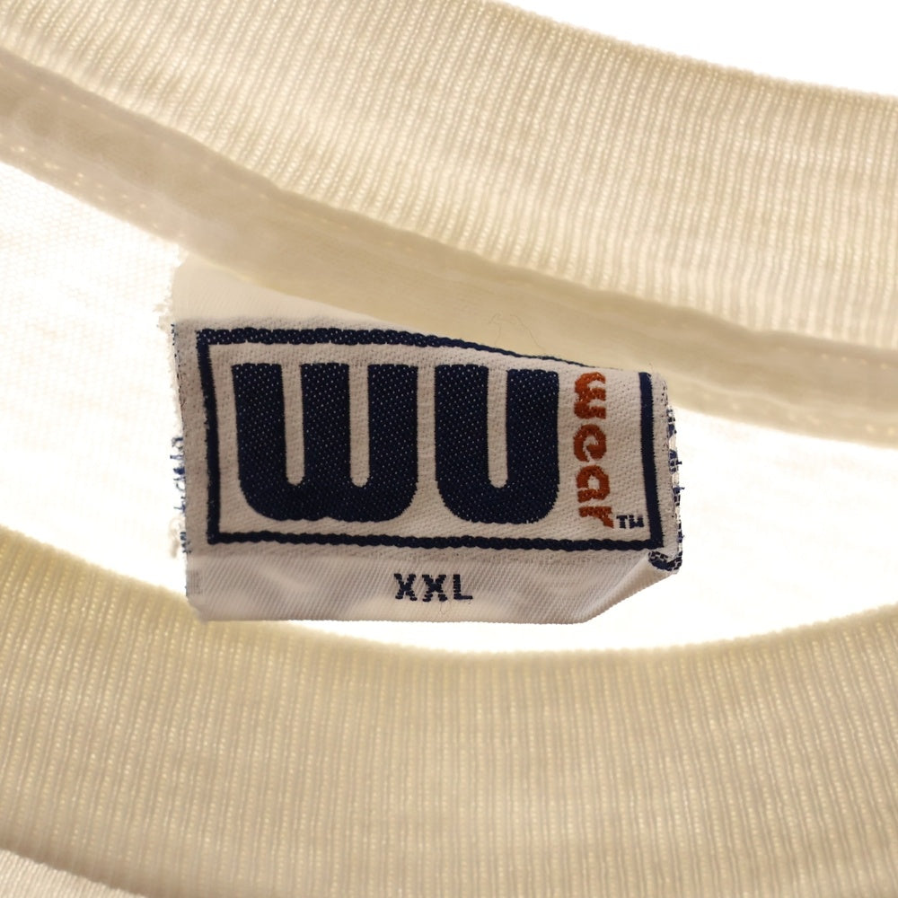 VINTAGE(ヴィンテージ) 90S WU Wear グラフィックプリント 半袖Tシャツ ホワイト