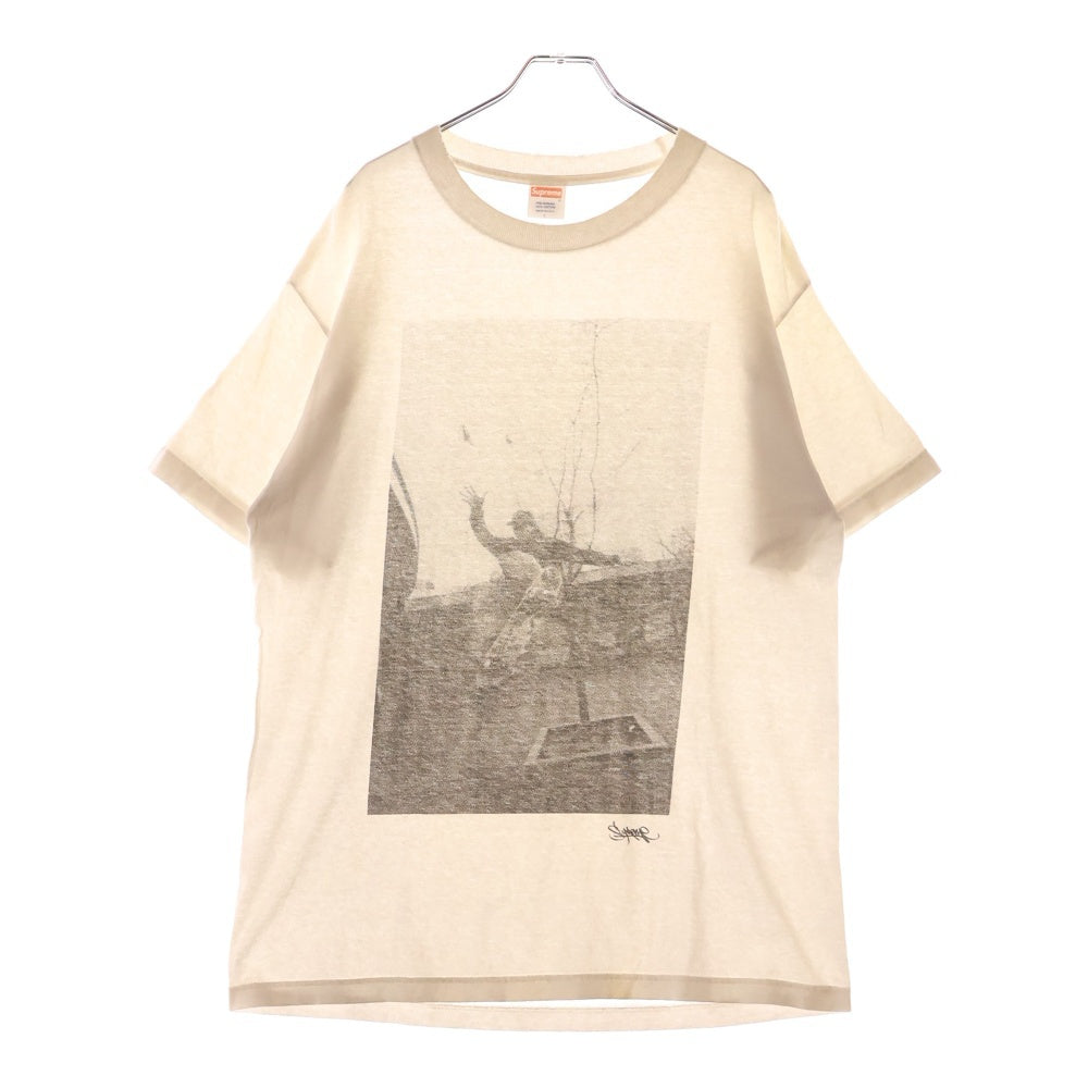 SUPREME(シュプリーム) 03SS Justin Pierce Skate Tee ジャスティンピアース フォトプリント 半袖Tシャツ ホワイト
