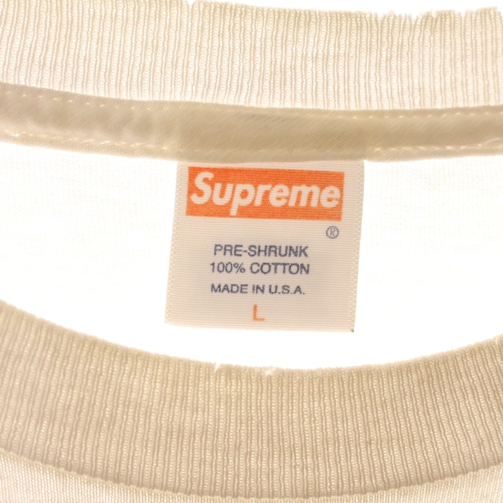 SUPREME(シュプリーム) 03SS Justin Pierce Skate Tee ジャスティンピアース フォトプリント 半袖Tシャツ ホワイト
