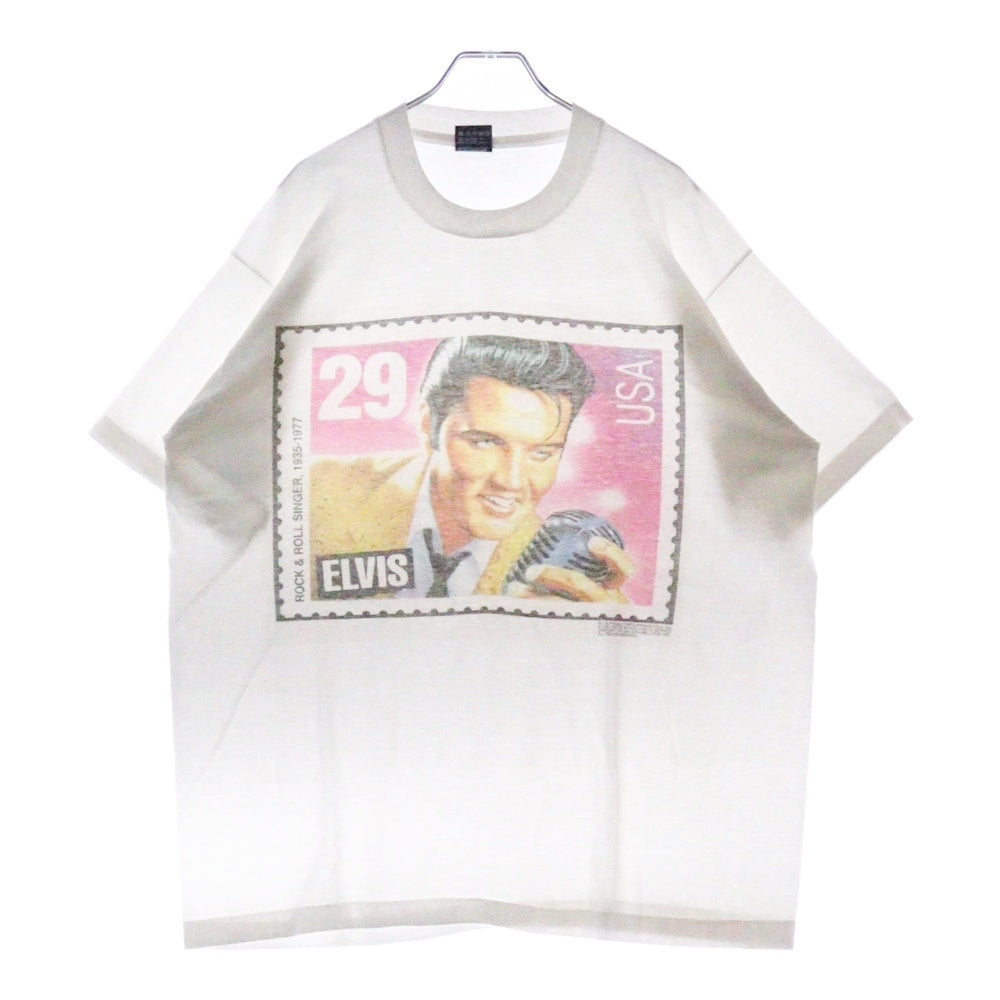 VINTAGE(ヴィンテージ) 90S ELVIS PRESLEY エルヴィスプレスリー プリント 半袖Tシャツ ホワイト