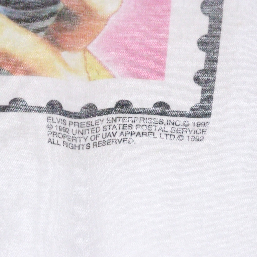 VINTAGE(ヴィンテージ) 90S ELVIS PRESLEY エルヴィスプレスリー プリント 半袖Tシャツ ホワイト