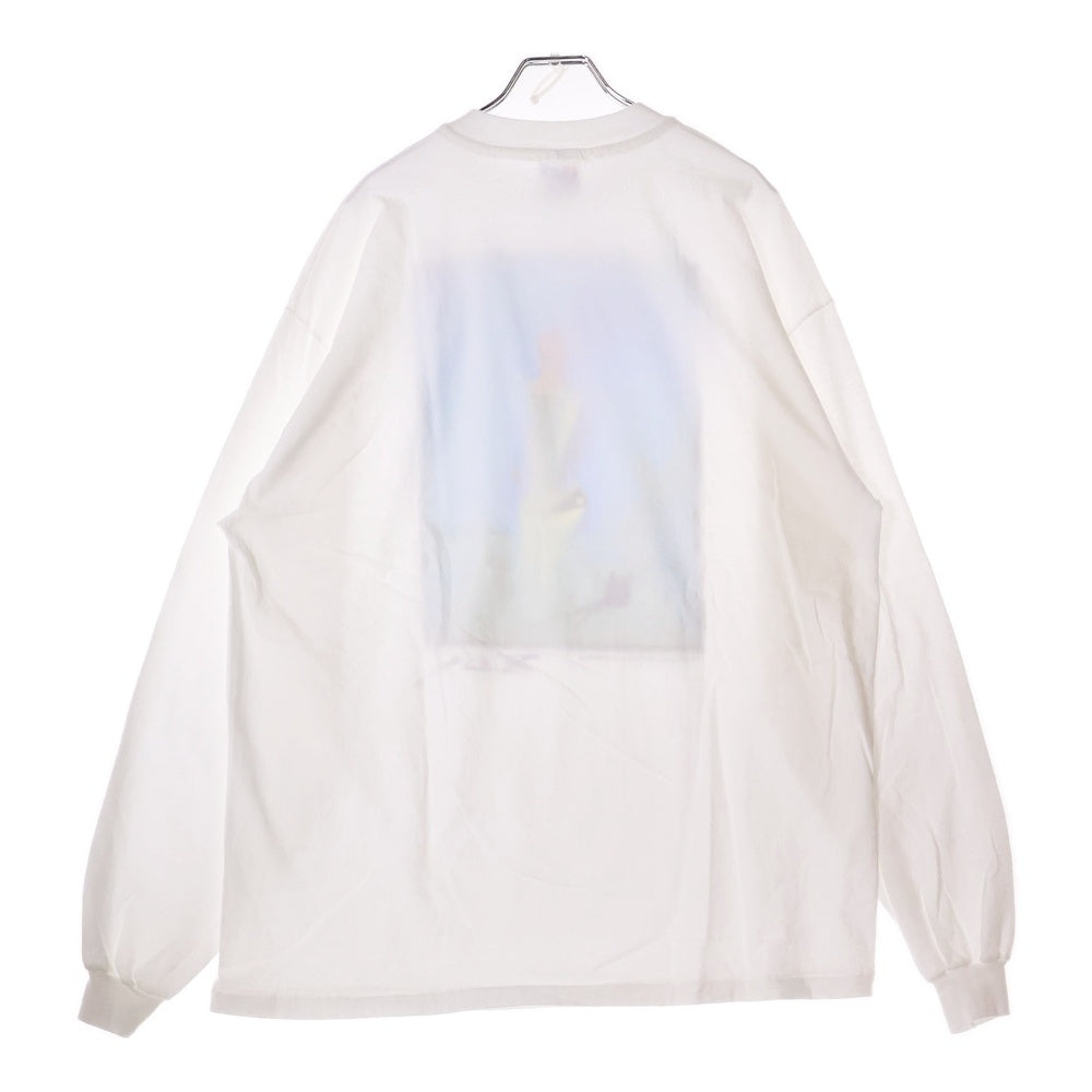 VINTAGE(ヴィンテージ) 90-00S Salvador Dali 器官と手 アートプリント ロングスリーブ 長袖Tシャツ ホワイト