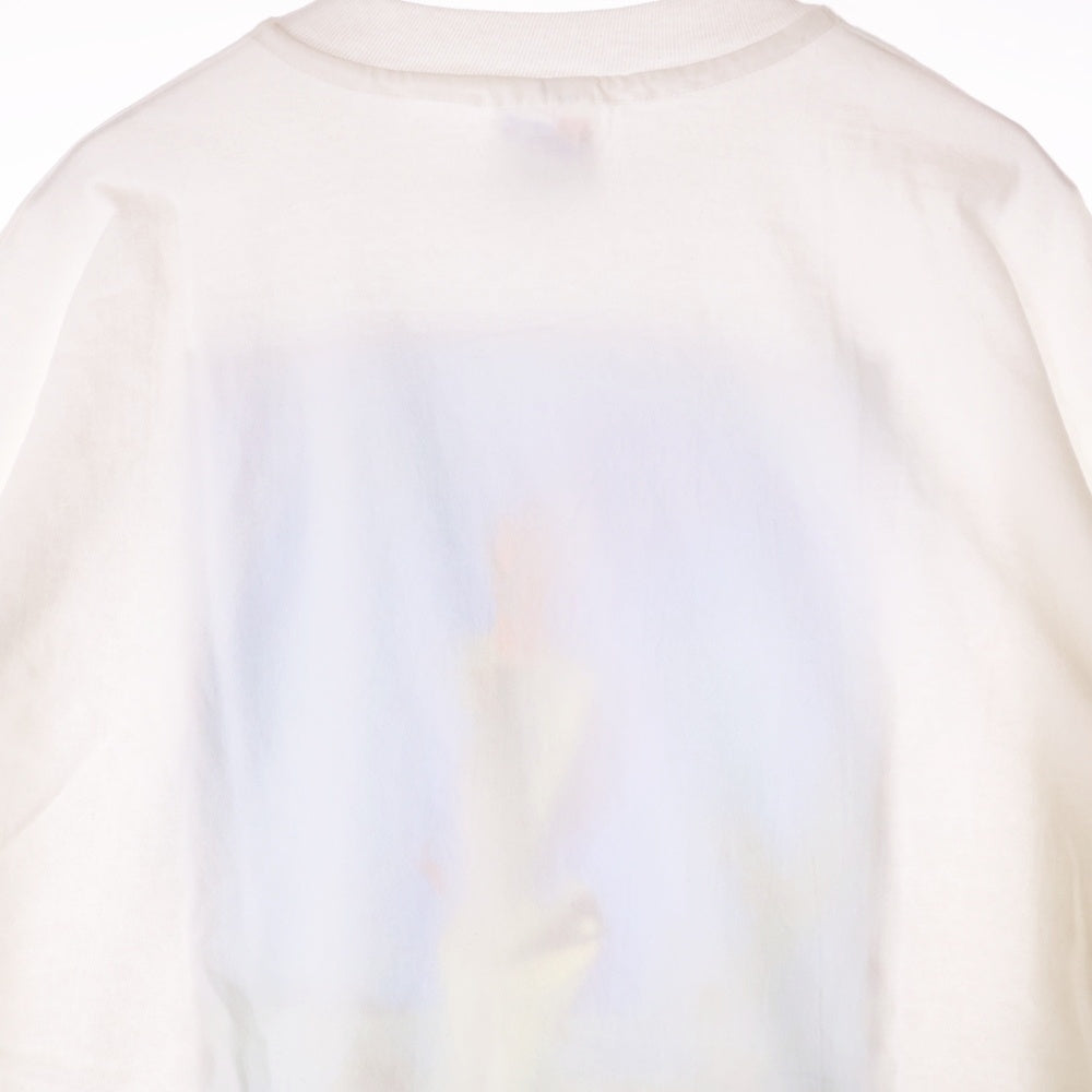 VINTAGE(ヴィンテージ) 90-00S Salvador Dali 器官と手 アートプリント ロングスリーブ 長袖Tシャツ ホワイト