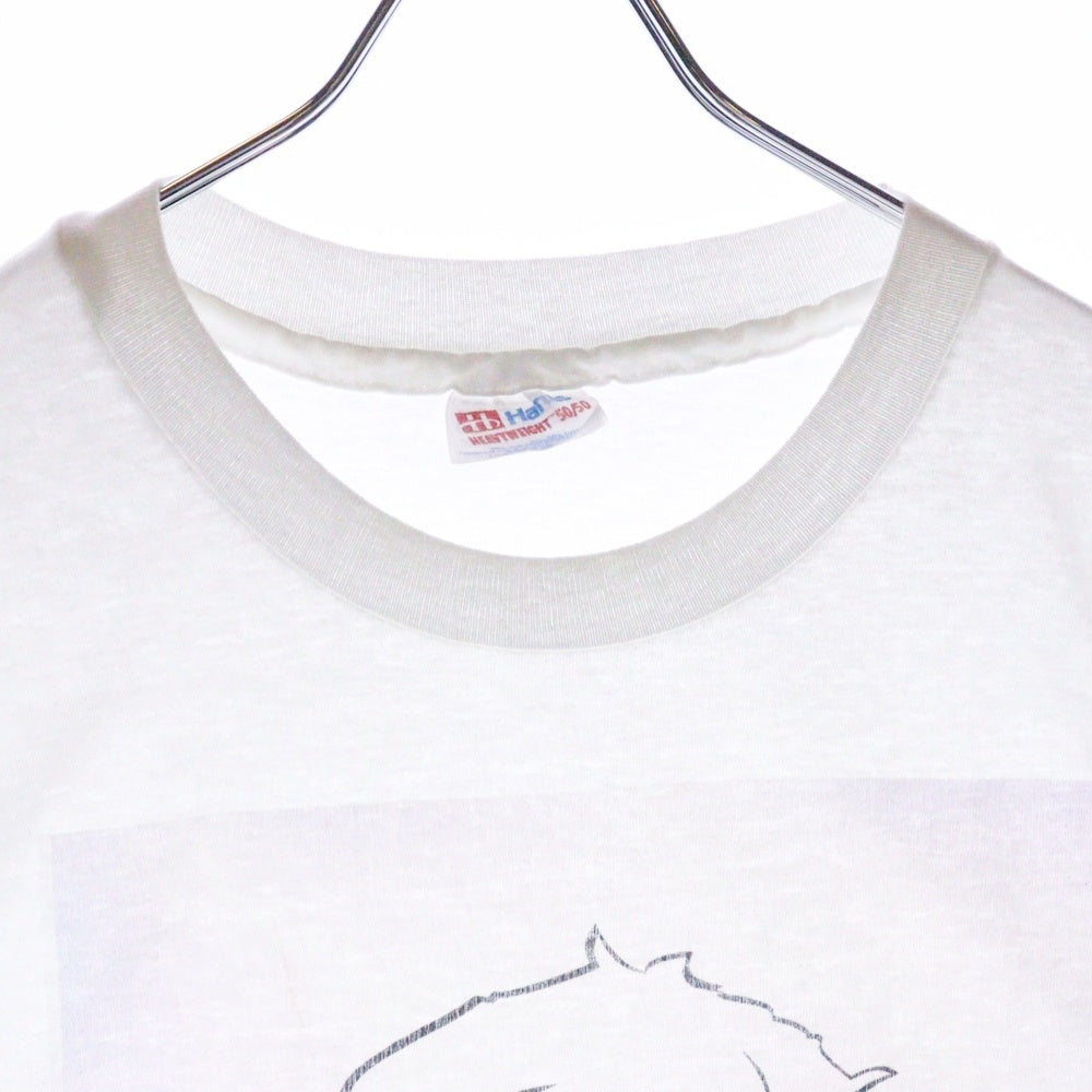 VINTAGE(ヴィンテージ) 90S アルベルトアインシュタイン プリント 半袖Tシャツ ホワイト