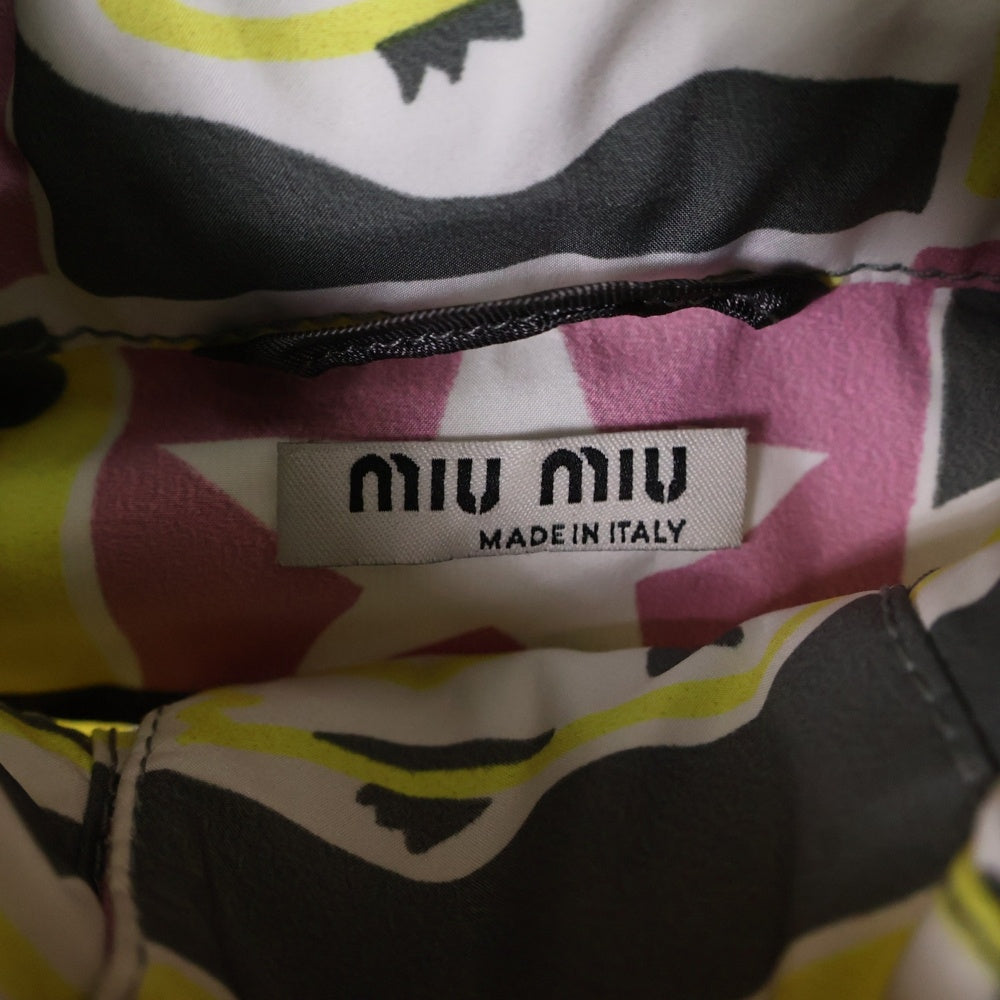 miumiu(ミュウミュウ) パッチワークデザイン ナイロンジャケット マルチカラー ML420