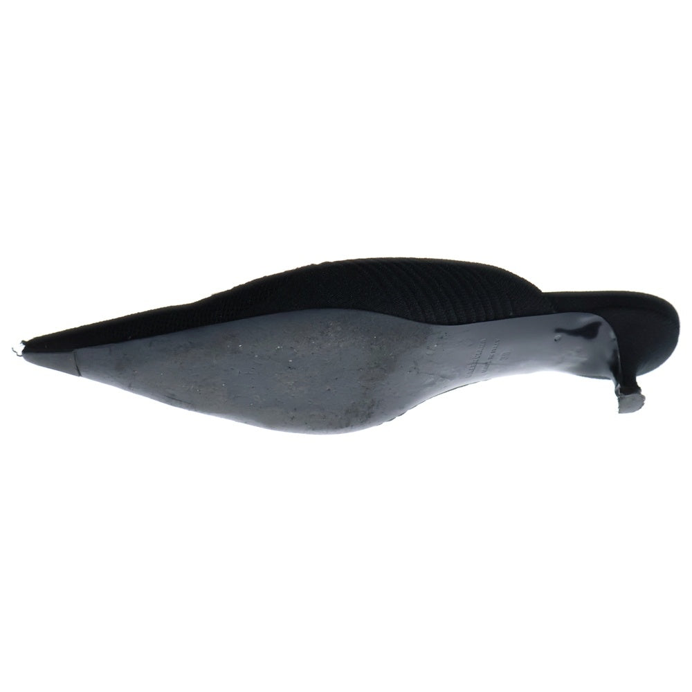 BALENCIAGA(バレンシアガ) Knife ナイフ ポインテッドトゥ ニット ミュールパンプス ブラック 671126 レディース