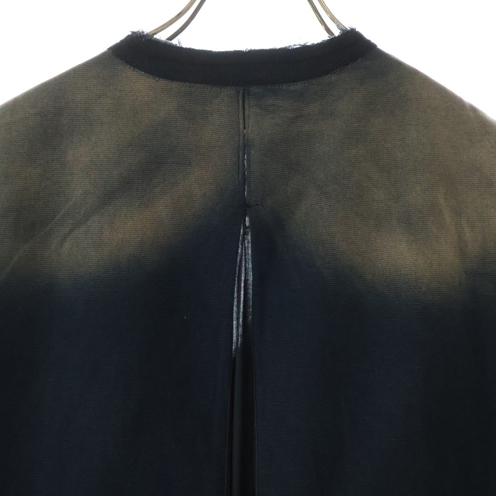 Maison Martin Margiela(メゾンマルタンマルジェラ) 00AW Archive OVERSIZE期 白タグ ノーカラー再構築 1B テーラードジャケット ブラック