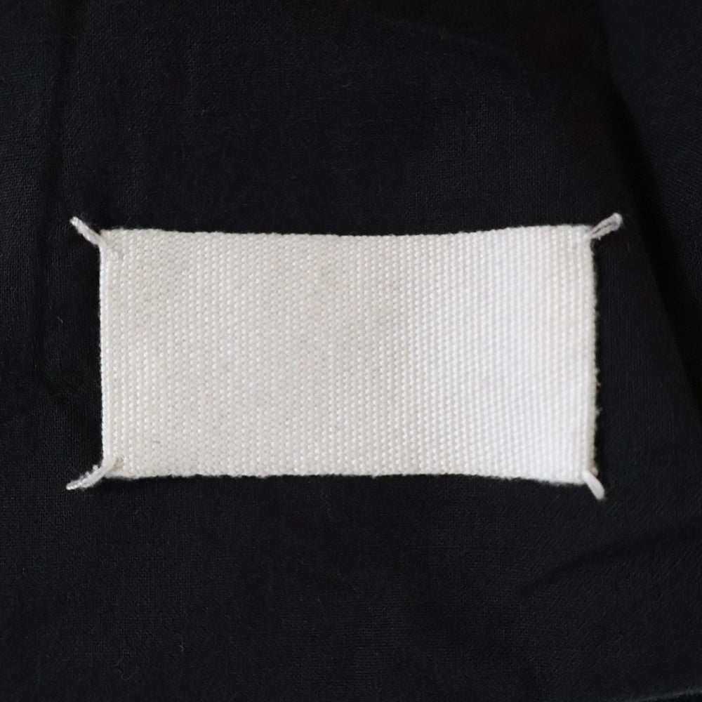 Maison Martin Margiela(メゾンマルタンマルジェラ) 00AW Archive OVERSIZE期 白タグ ノーカラー再構築 1B テーラードジャケット ブラック