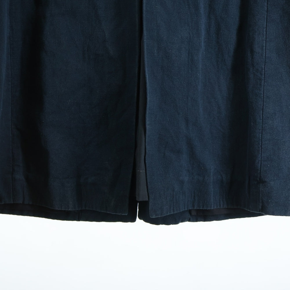 Maison Martin Margiela(メゾンマルタンマルジェラ) 04SS Archive 本人期 白タグ カットオフ ヴィンテージ 加工 ノーカラーコート ブラック