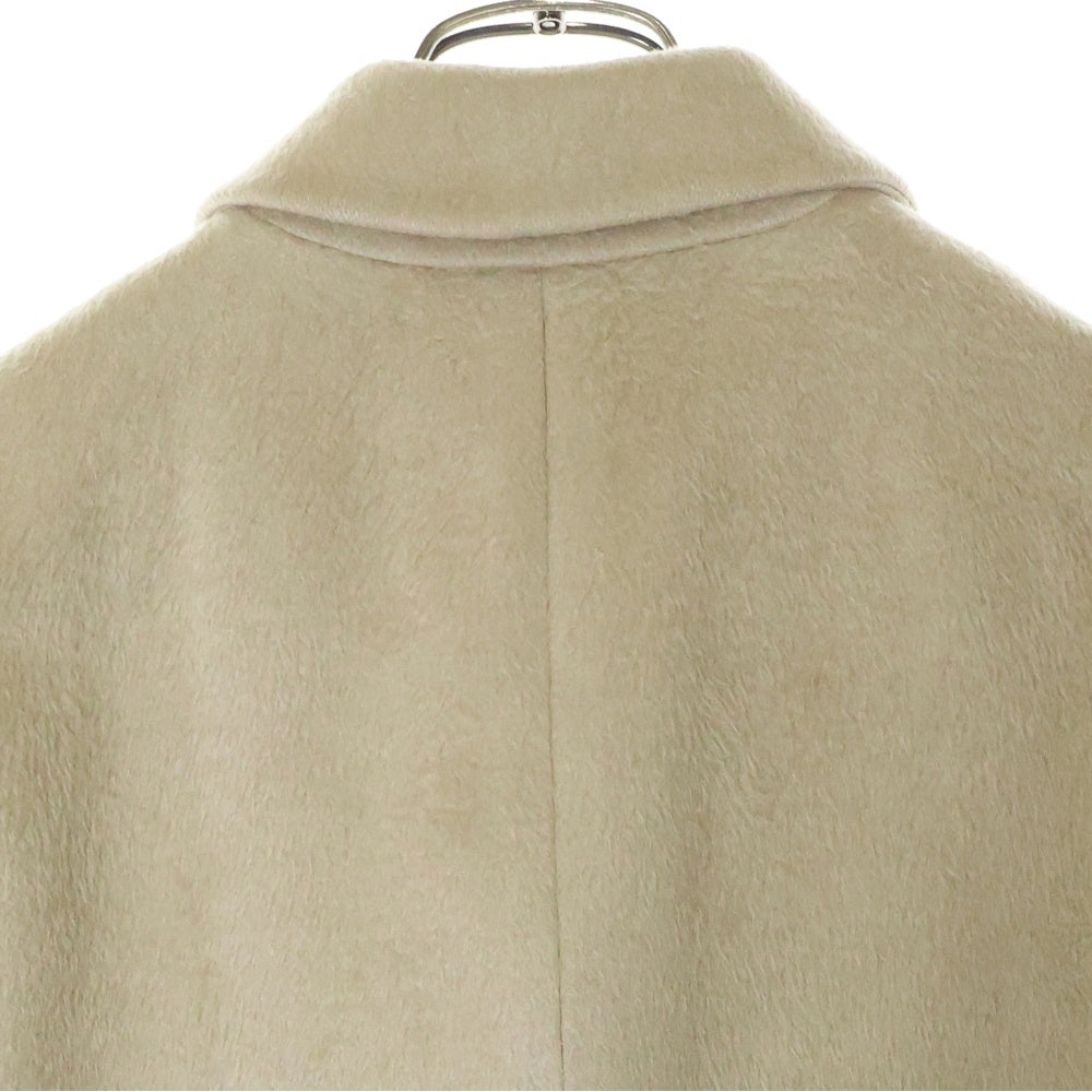 HELMUT LANG(ヘルムートラング) 00S Archive 本人期 シャギー 比翼デザイン チェスターロングコート ベージュ