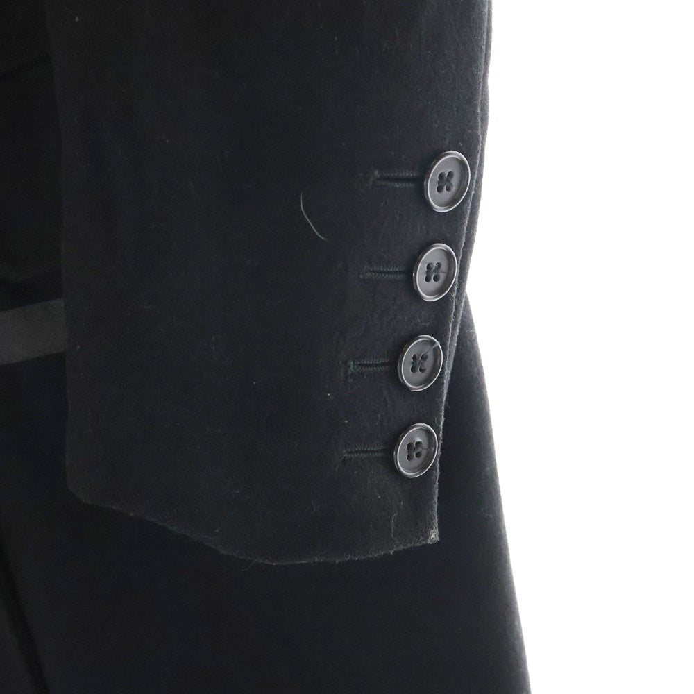 HELMUT LANG(ヘルムートラング) 97AW Archive GRTタグ 本人期 ペンキライン ダブルチェスターコート ブラック
