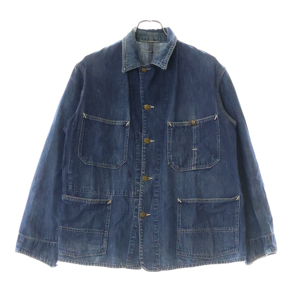 VINTAGE(ヴィンテージ) 40s Fincks デニム カバーオール ワークジャケット インディゴ