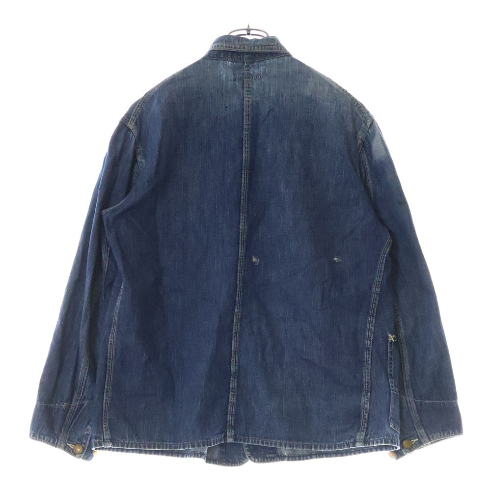 VINTAGE(ヴィンテージ) 40s Fincks デニム カバーオール ワークジャケット インディゴ