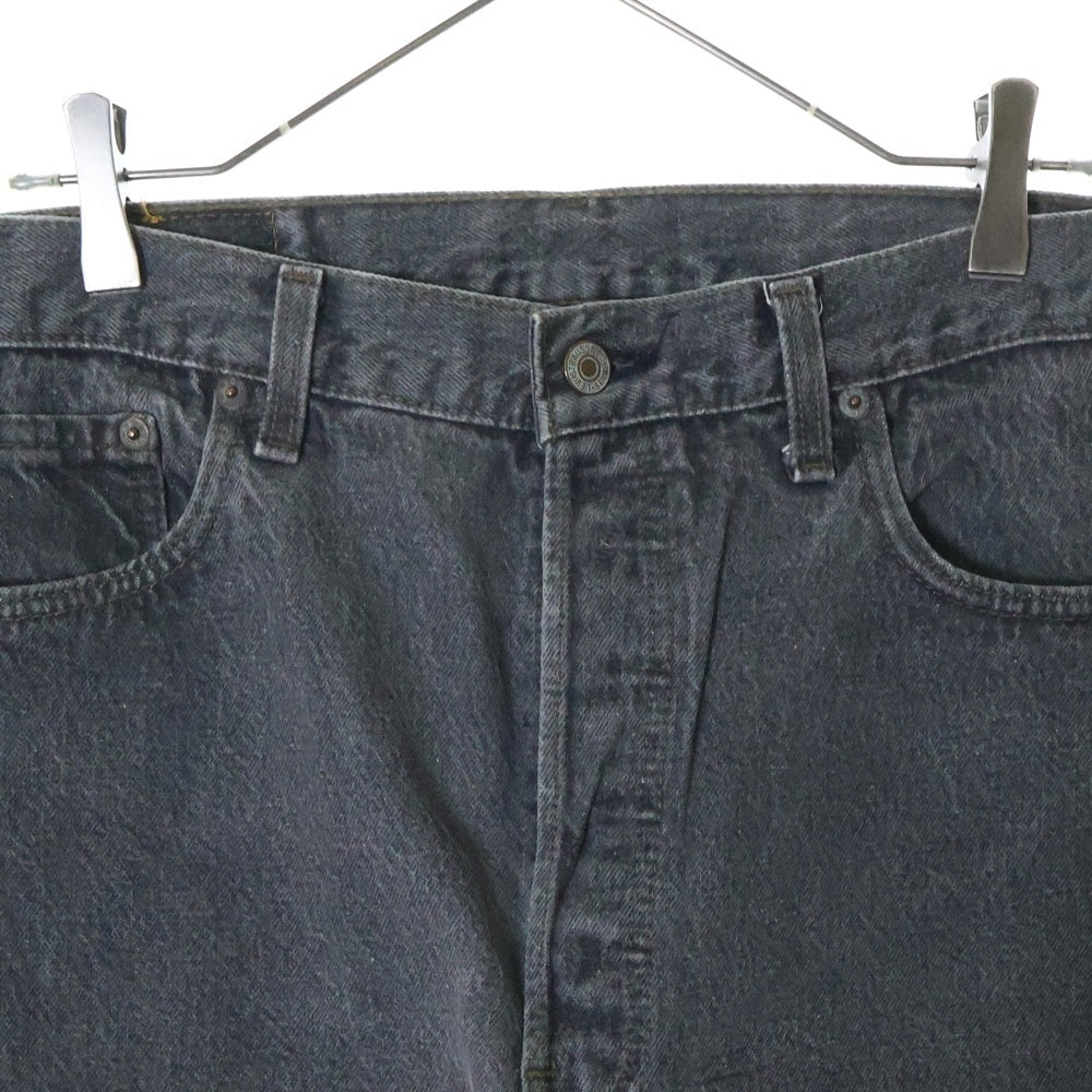 Levi's(リーバイス) 90S 501 先染め ブラックデニムパンツ ブラック