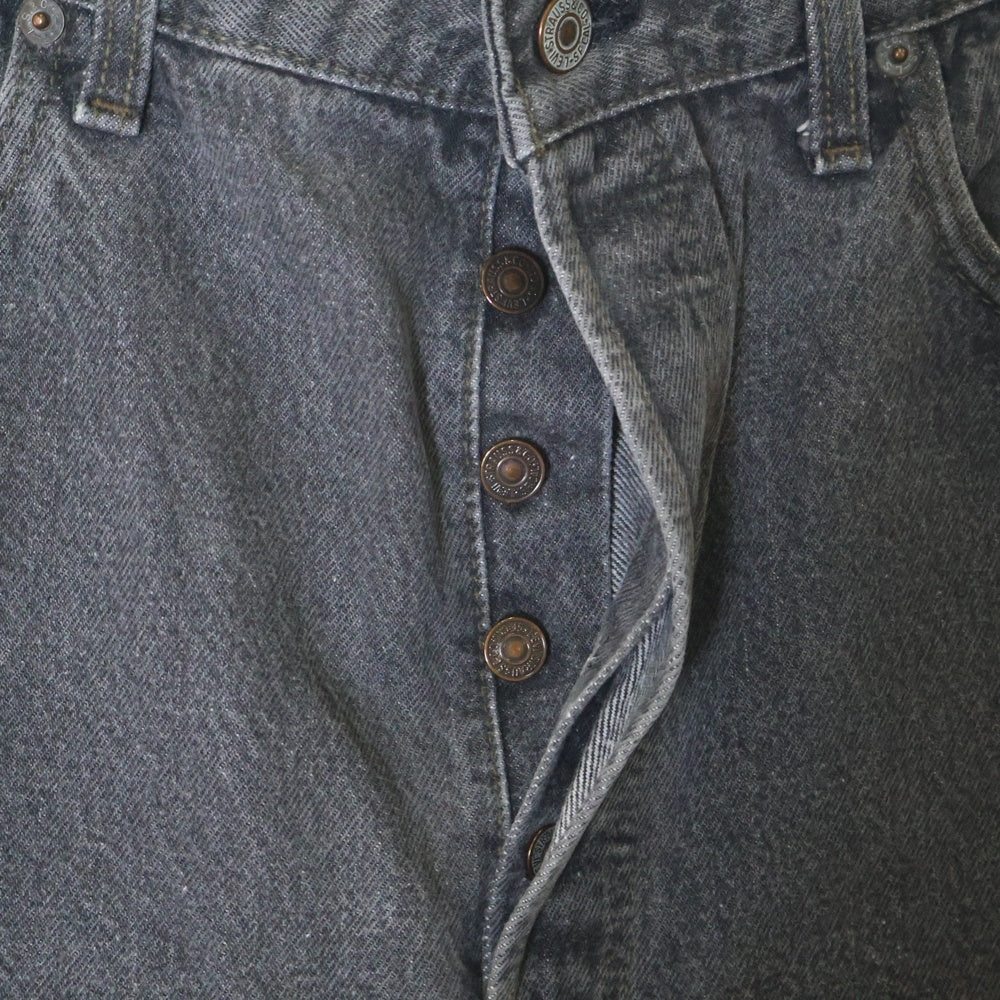 Levi's(リーバイス) 90S 501 先染め ブラックデニムパンツ ブラック