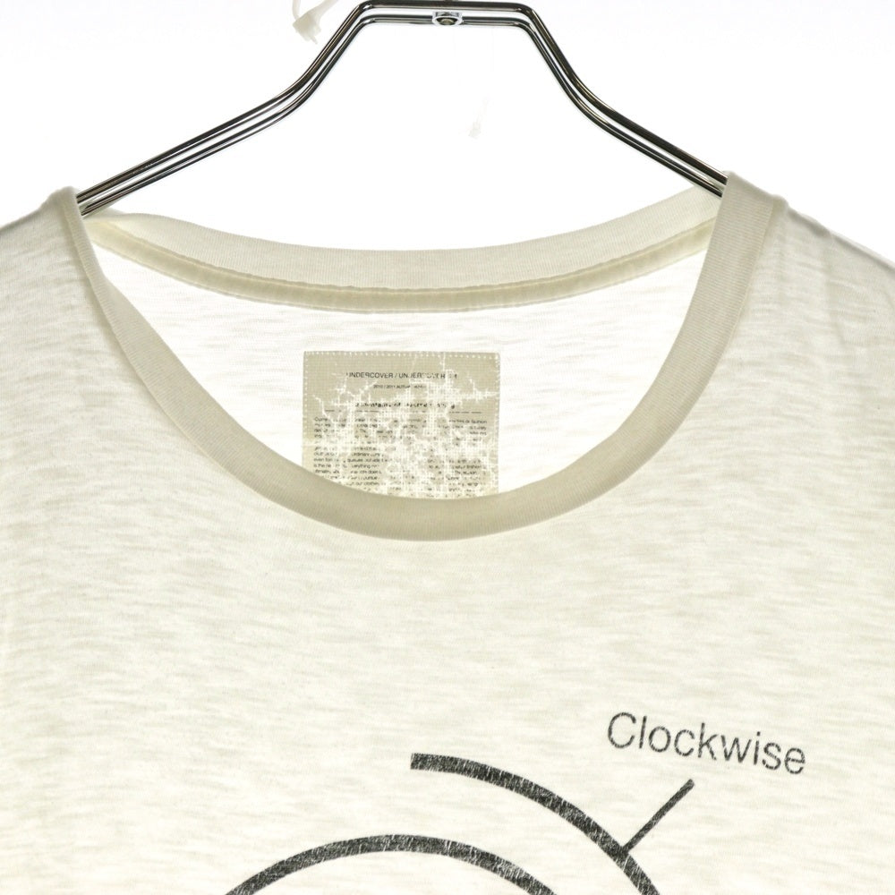 UNDERCOVER(アンダーカバー) 10AW MARATHON TEE フロントプリント半袖Tシャツ カットソー ホワイト