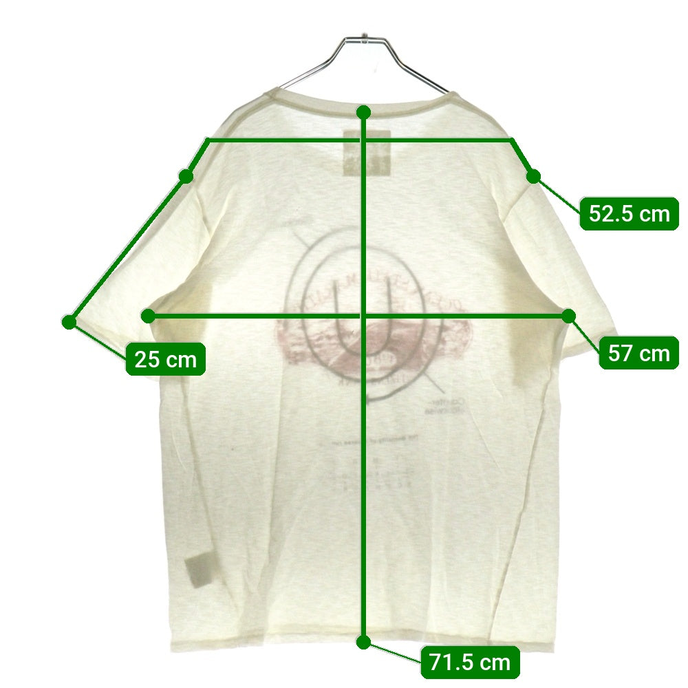 UNDERCOVER(アンダーカバー) 10AW MARATHON TEE フロントプリント半袖Tシャツ カットソー ホワイト