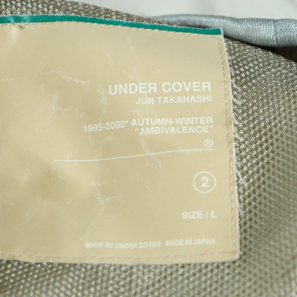UNDERCOVER(アンダーカバー) 99AW ARCHIVE AMBIVALENCE期 ハイネックナイロンプルオーバージャケット グレー