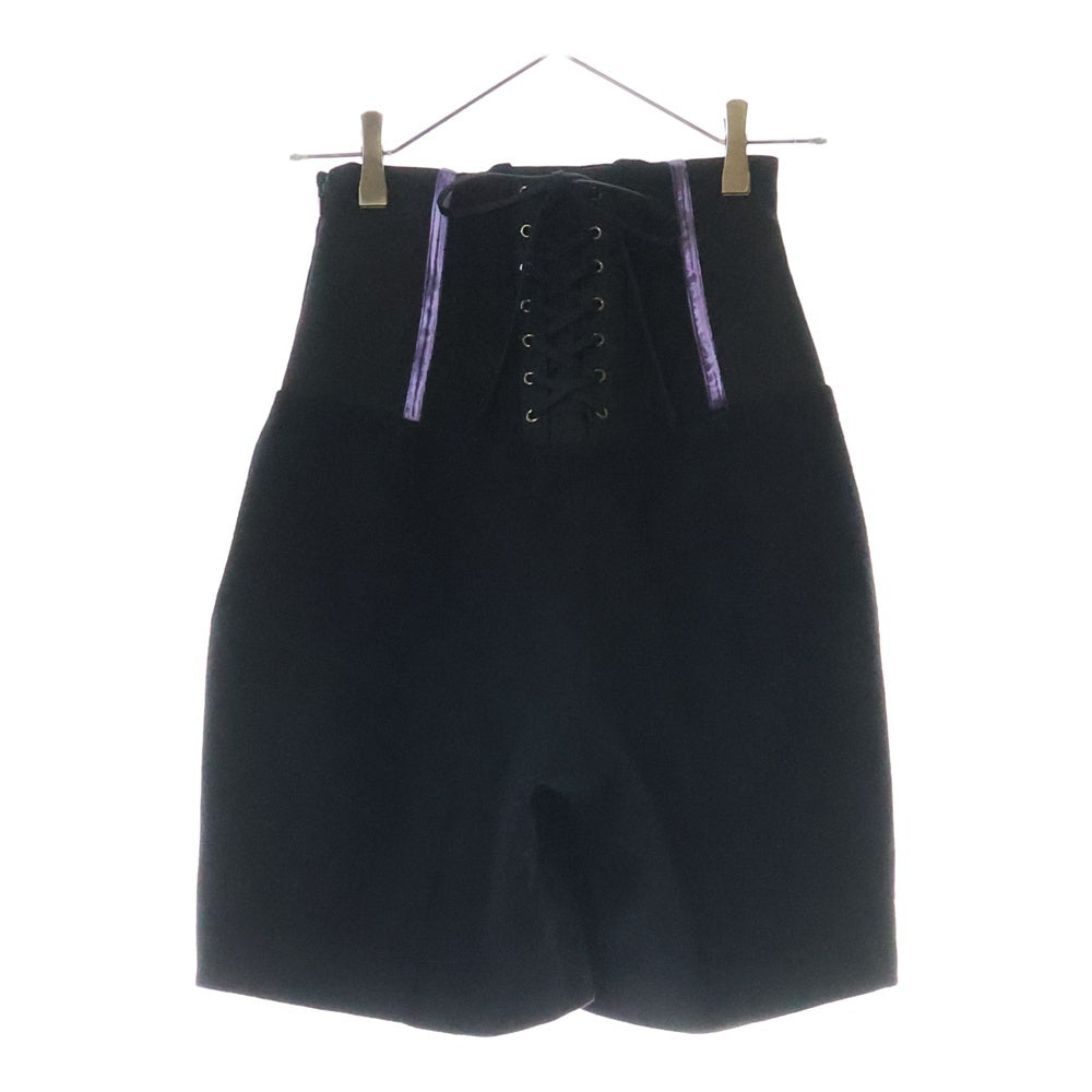 UNDERCOVER(アンダーカバー) 13AW ANATOMICOUTURE期 バックレースアップ コルセットハーフパンツ ブラック