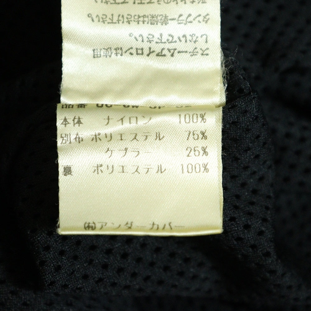 UNDERCOVER(アンダーカバー) 96AW ARCHIVE WIRE期 黒タグ 裏地メッシュ 切り替えデザインワンピース レディース ネイビー