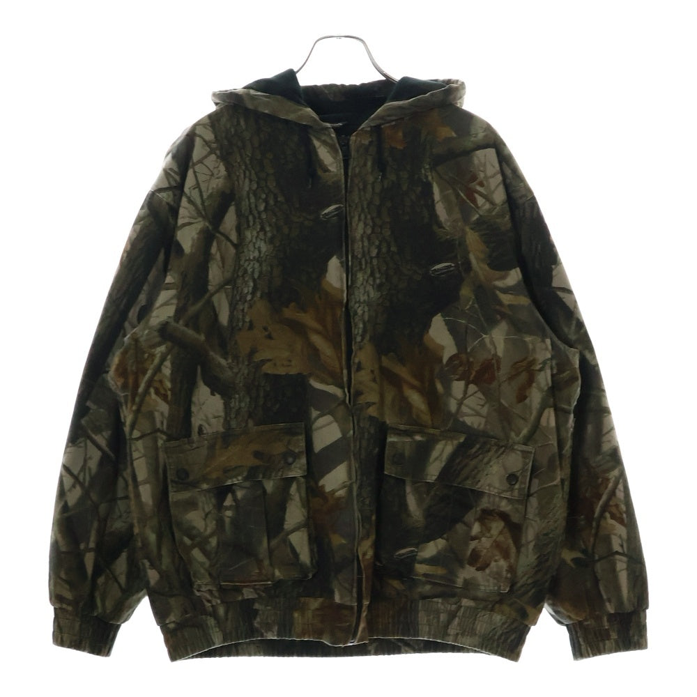 VINTAGE(ヴィンテージ) 90S OUTFITTERS RIDGE リアルツリーカモ 裏地付き ジップアップジャケット ブラウン