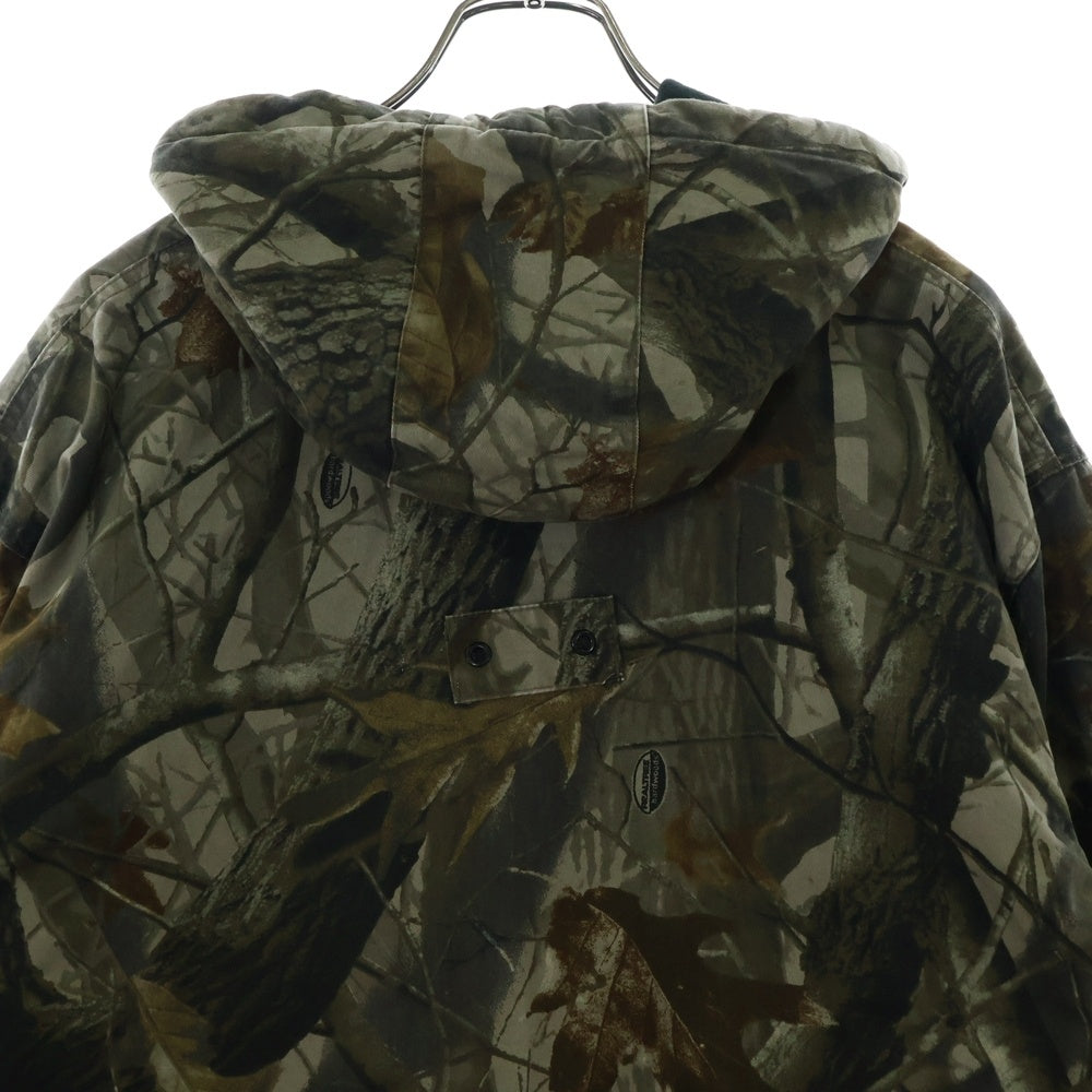VINTAGE(ヴィンテージ) 90S OUTFITTERS RIDGE リアルツリーカモ 裏地付き ジップアップジャケット ブラウン