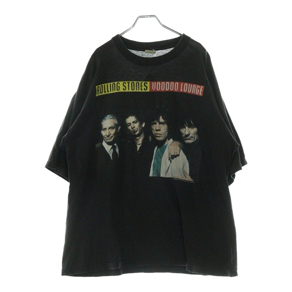 VINTAGE(ヴィンテージ) 90S THE ROLLING STONES VOODOO LOUNGE VOLKSWAGEN ローリングストーンズ 両面プリント 半袖Tシャツ ブラック