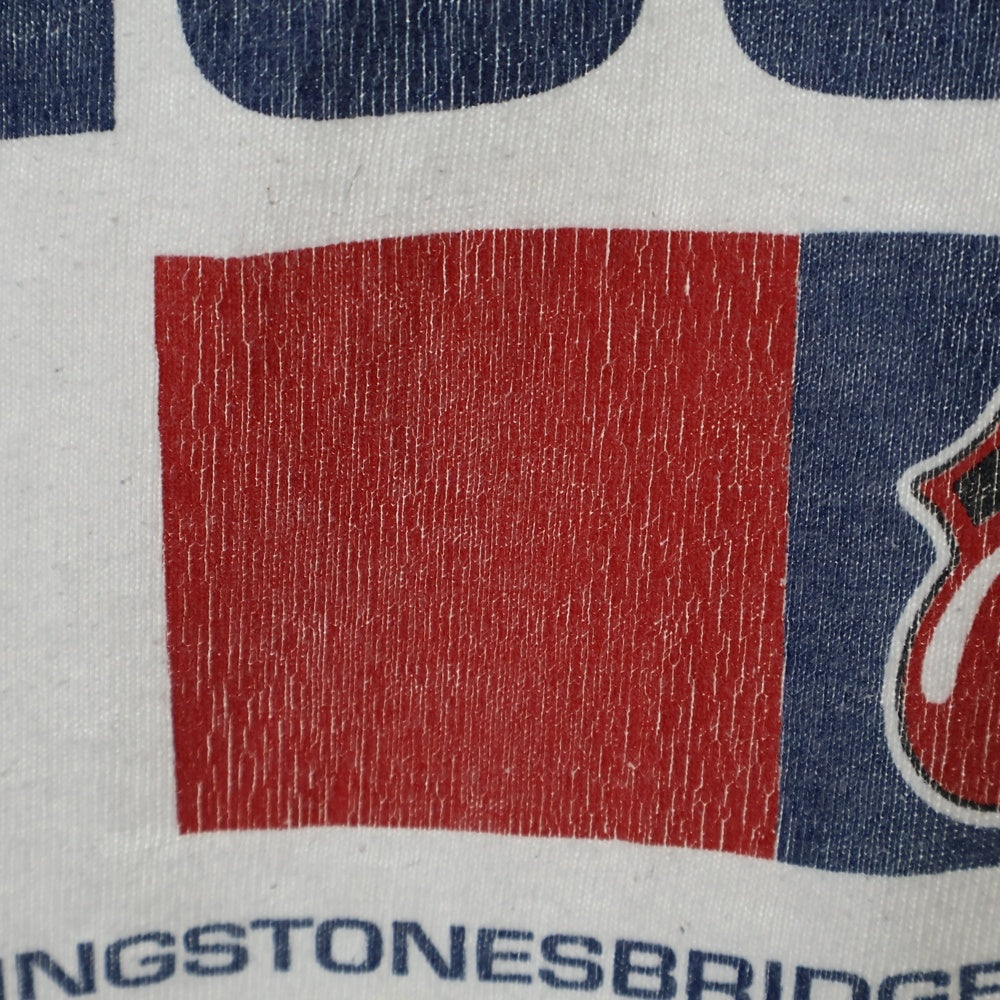 VINTAGE(ヴィンテージ) 90S Rolling Stones world tour ローリングストーンズ ロングスリーブ 長袖Tシャツ ホワイト