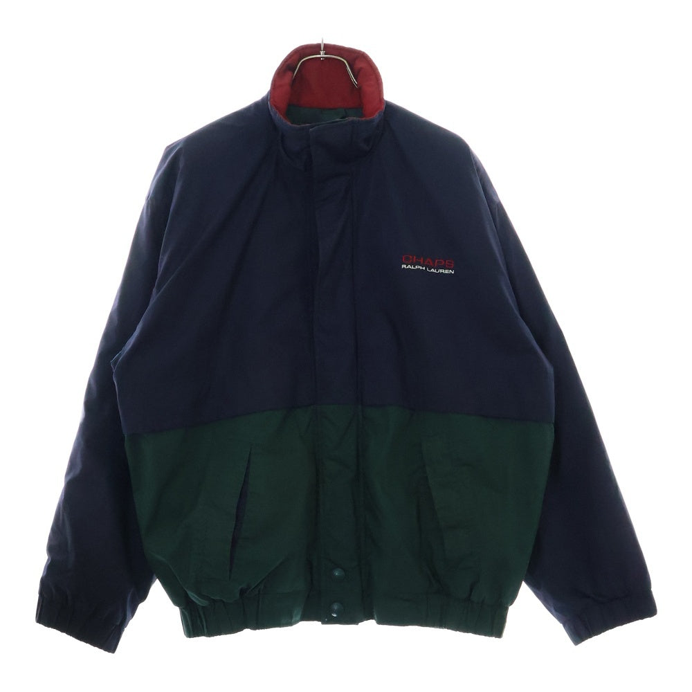 CHAPS RALPH LAUREN(チャップス ラルフローレン) 90S バイカラーデザイン ハイネックジップアップジャケット マルチカラー