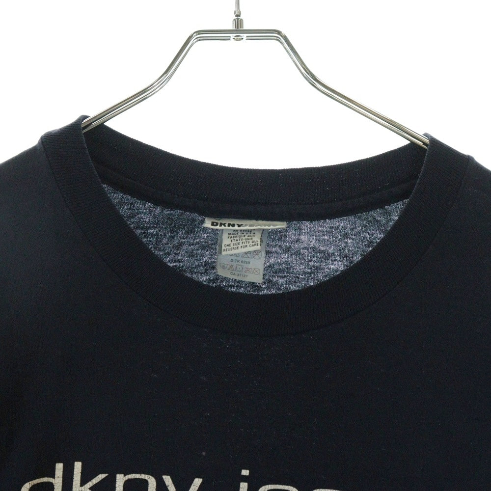 DKNY(ダナキャラン) 90S ロゴプリント 半袖Tシャツ ネイビー