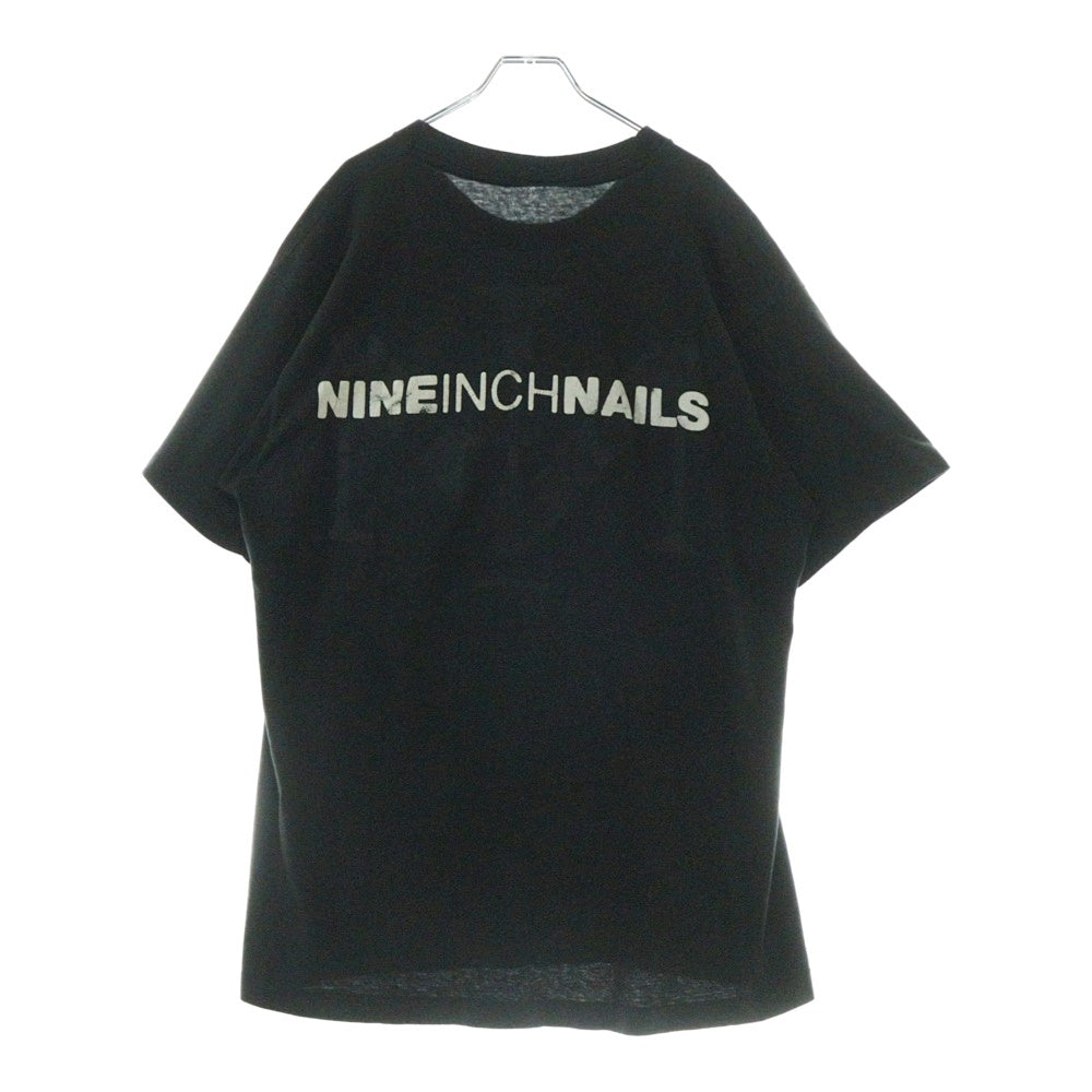 VINTAGE(ヴィンテージ) 90s NINE INCHNAILS BOX LOGO EAP TEE ナインインチネイルズ ボックスロゴ 両面プリント 半袖Tシャツ カットソー ブラック