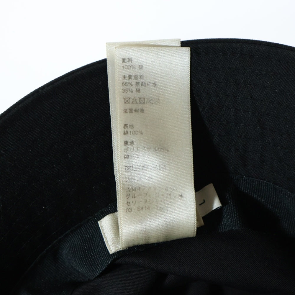 CELINE(セリーヌ) ロゴプリント バケットハット 帽子 ブラック 2AU5B968P