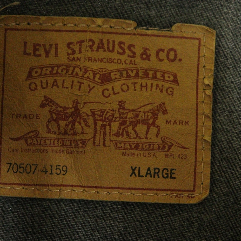 Levi's(リーバイス) 90S 70507-4159 Black Denim Jacket USA製 ブラックデニム トラッカージャケット ブラック