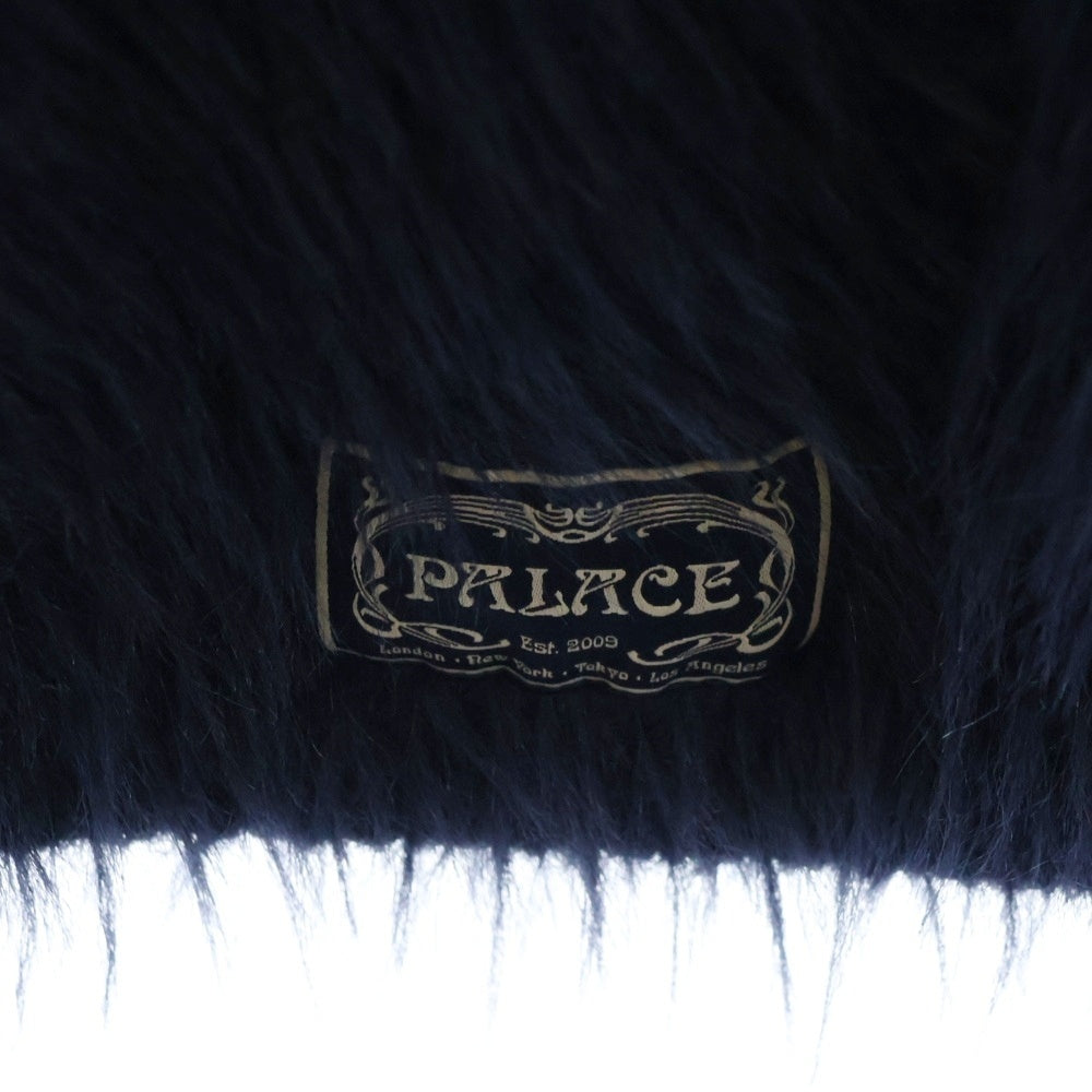 Palace Skateboards(パレススケートボーズ) 24SS YETI CARDIGAN シャギーニット ファー カーディガン ネイビー