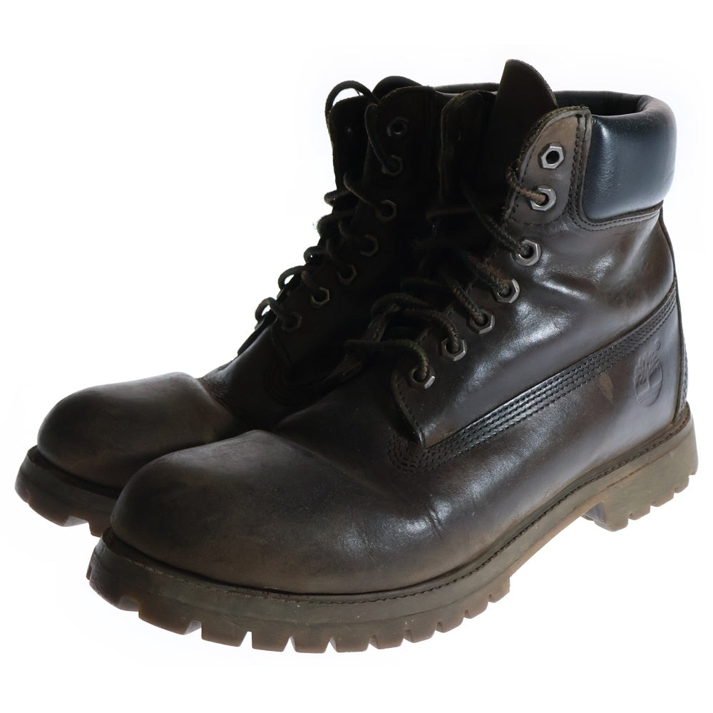 Timberland(ティンバーランド) 90S 6インチ レザー レースアップブーツ ブラウン