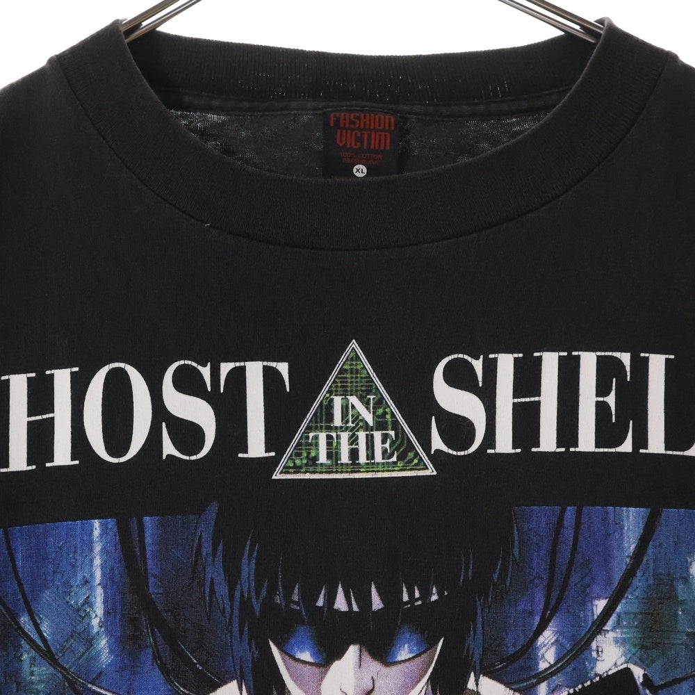 VINTAGE(ヴィンテージ) 90S GHOST IN THE SHELL 攻殻機動隊 草薙 素子 ゴーストインザシェル 半袖Tシャツ ブラック