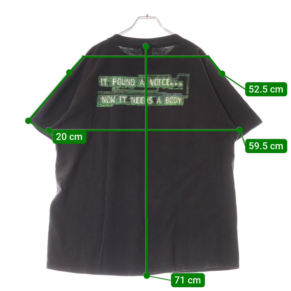 VINTAGE(ヴィンテージ) 90S GHOST IN THE SHELL 攻殻機動隊 草薙 素子 ゴーストインザシェル 半袖Tシャツ ブラック