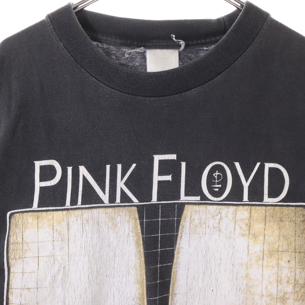 VINTAGE(ヴィンテージ) 90S PINK FLOYD DIVISION BELL ピンクフロイド 両面プリント 半袖Tシャツ ブラック