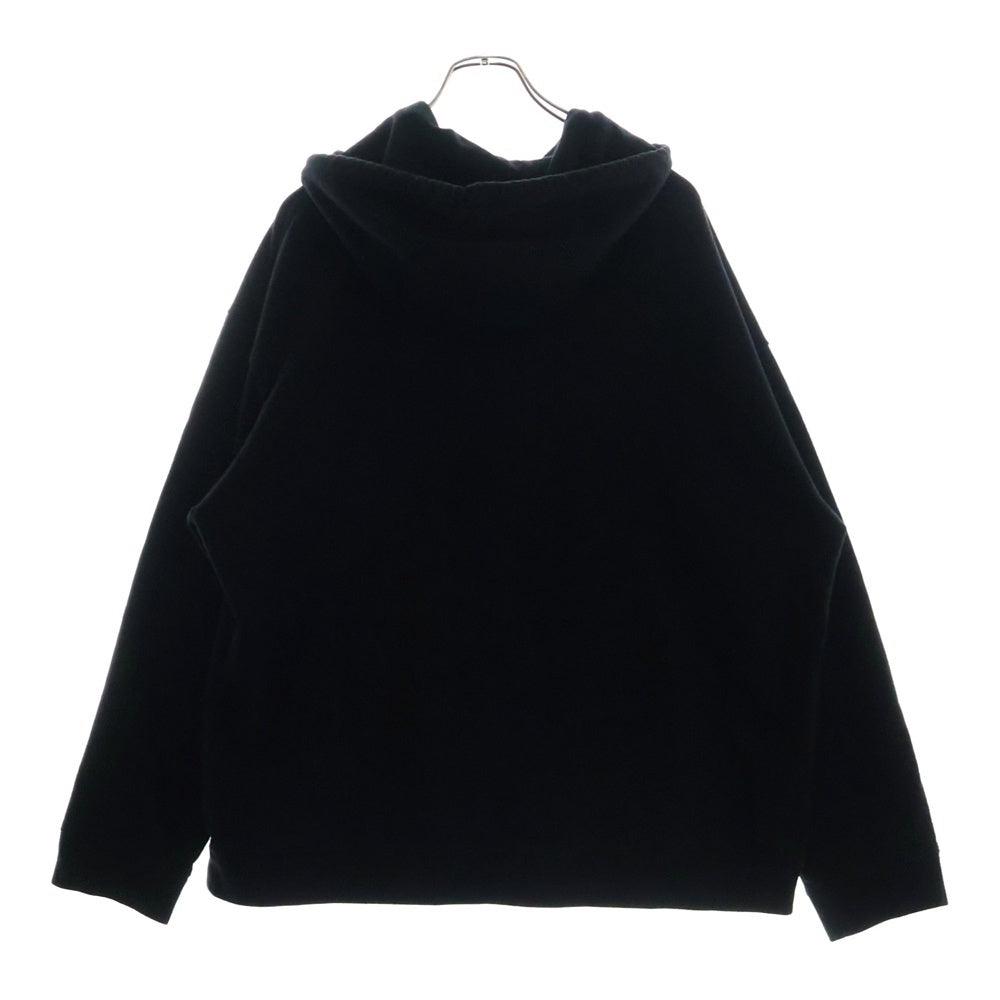 RAF SIMONS(ラフシモンズ) 20SS Regular fit hoodie with patches パッチワーク プルオーバーフーディー パーカー ブラック