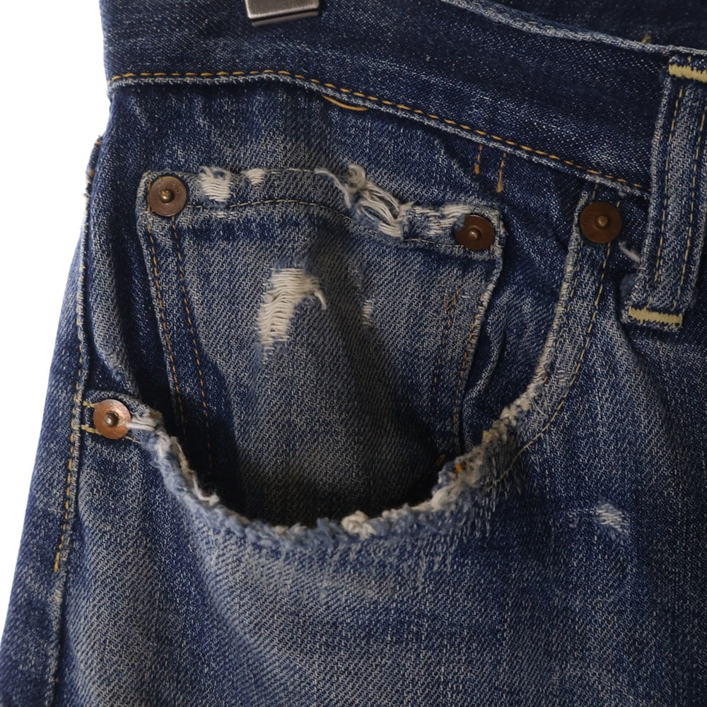Levi's(リーバイス) 40-50s VINTAGE 501XX 47MODEL 後期 5ステッチ ボタンフライデニムパンツ インディゴ
