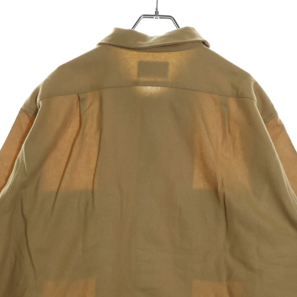 PENDLETON(ペンドルトン) 70S VINTAGE ロングスリーブ オープンカラー ウールシャツ ベージュ