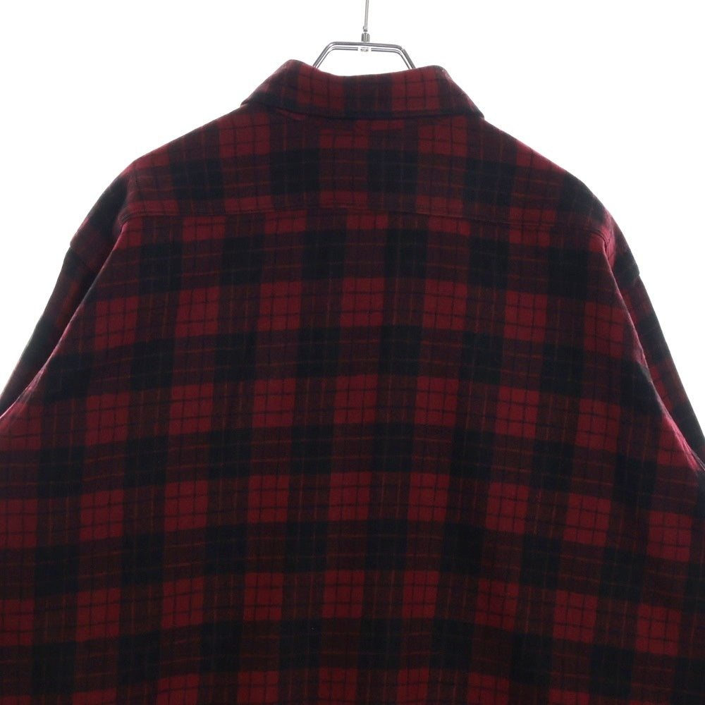 PENDLETON(ペンドルトン) 30-40S VINTAGE バッファローチェック ロングスリーブ ウールシャツ レッド