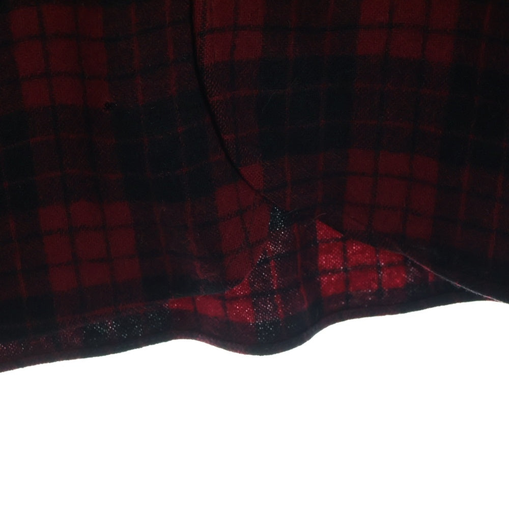 PENDLETON(ペンドルトン) 30-40S VINTAGE バッファローチェック ロングスリーブ ウールシャツ レッド