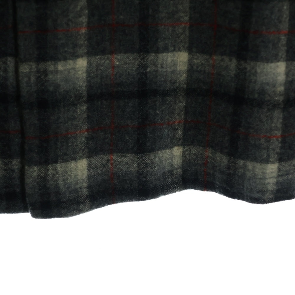 PENDLETON(ペンドルトン) 50S VINTAGE タータンチェック オープンカラー ウールシャツ グレー