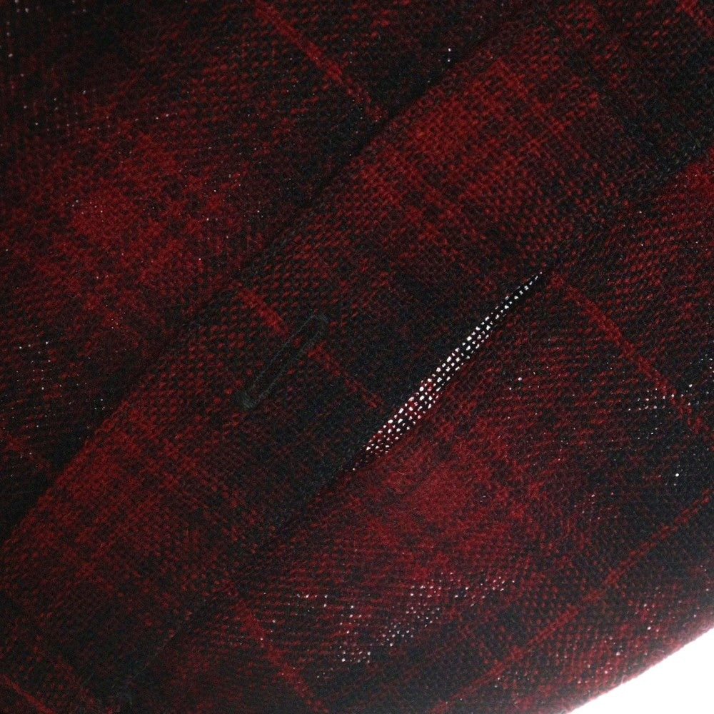 PENDLETON(ペンドルトン) 30-40S VINTAGE オンブレチェック ロングスリーブ ウールシャツ レッド