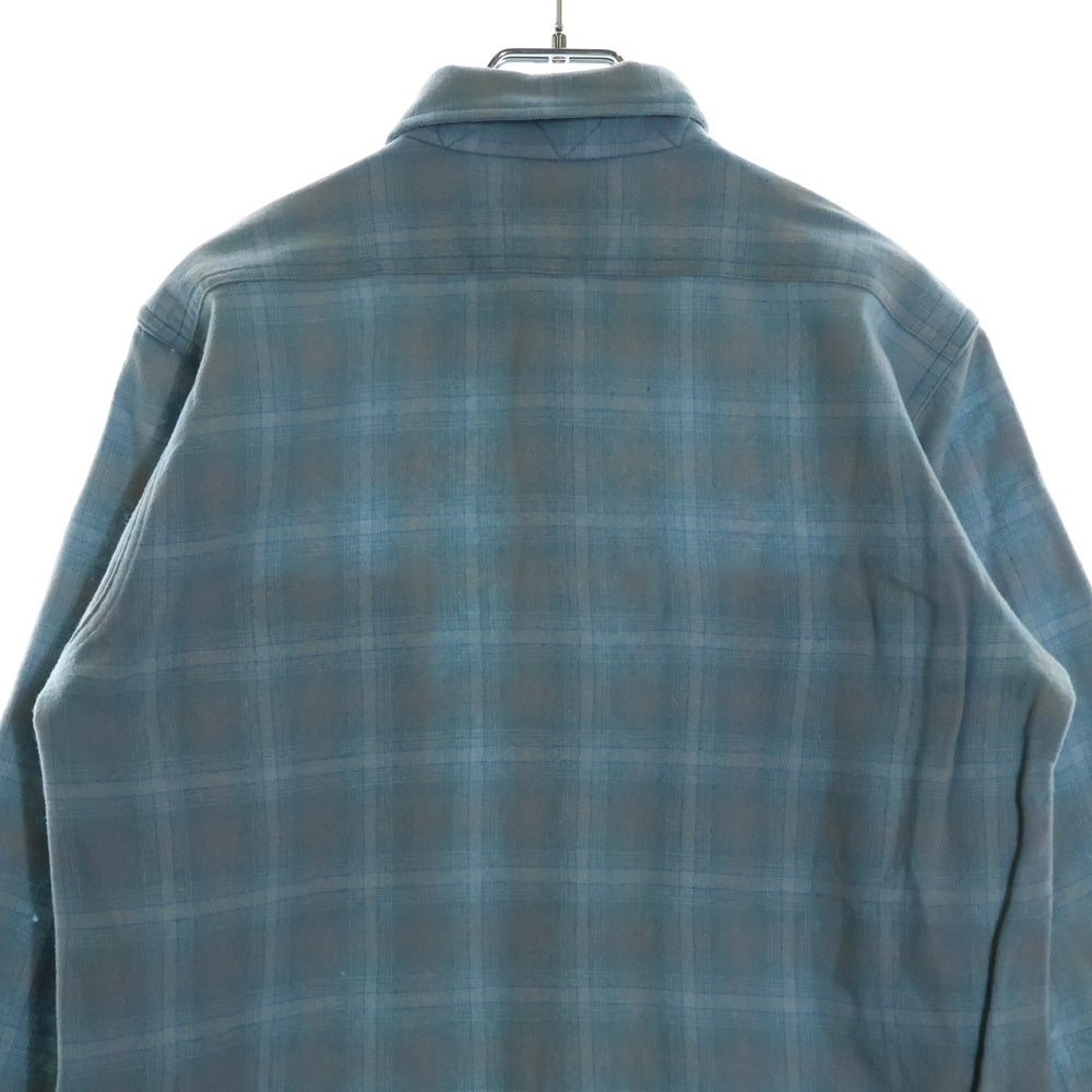 PENDLETON(ペンドルトン) 30-40S VINTAGE タータンチェック ウールシャツ ブルー