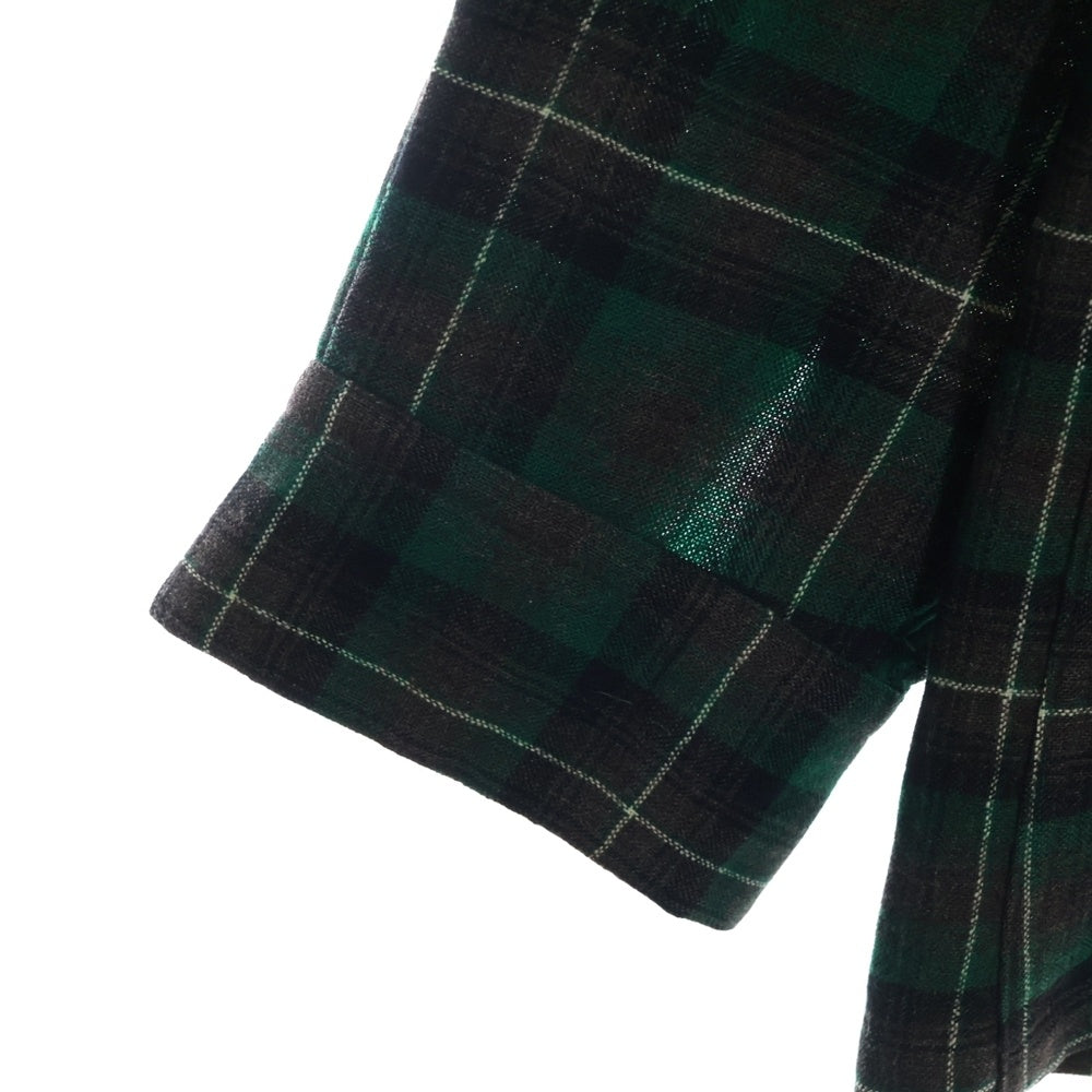 PENDLETON(ペンドルトン) 50S VINTAGE タータンチェック オープンカラー ウールシャツ グリーン