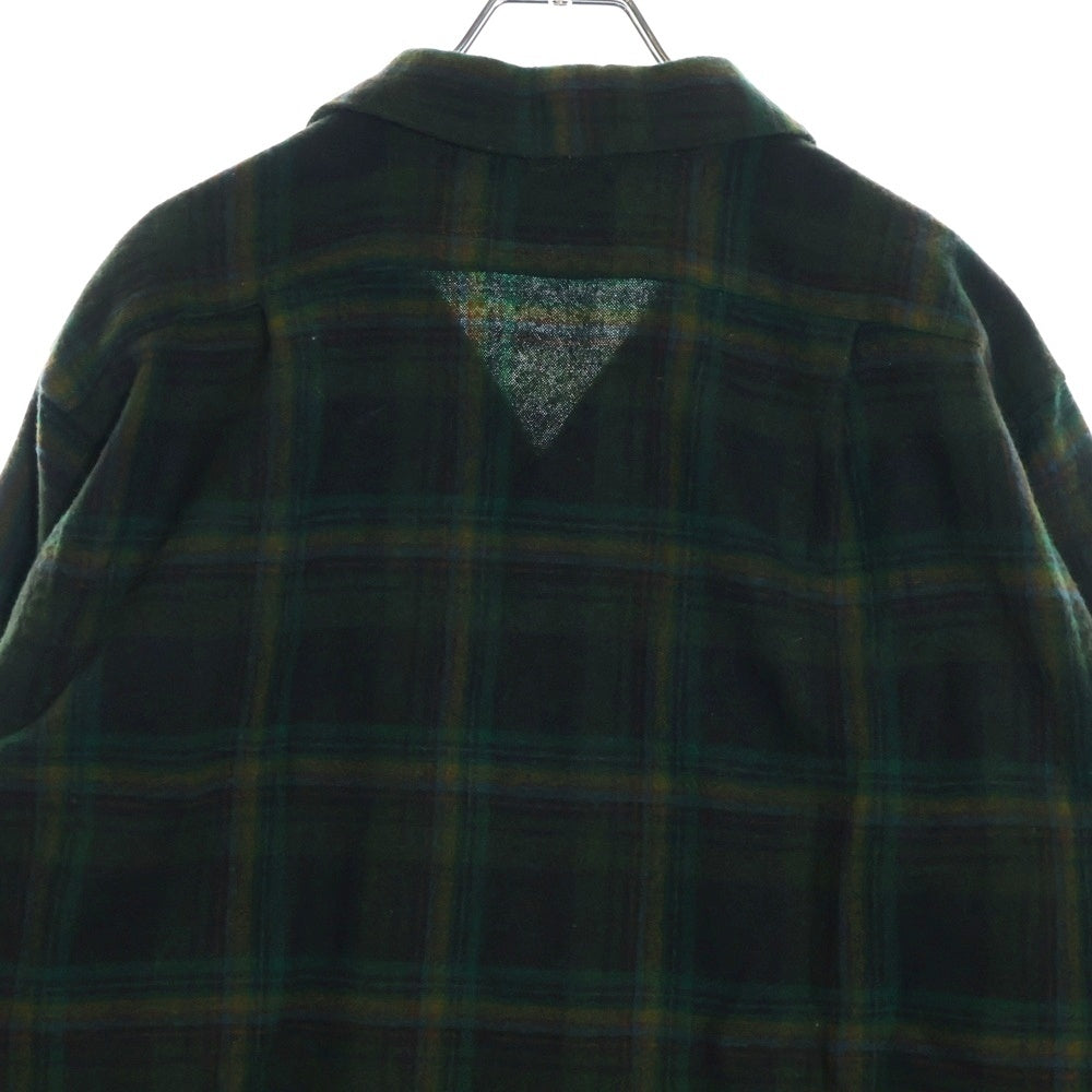 PENDLETON(ペンドルトン) 60S VINTAGE タータンチェック オープンカラー ウールシャツ グリーン